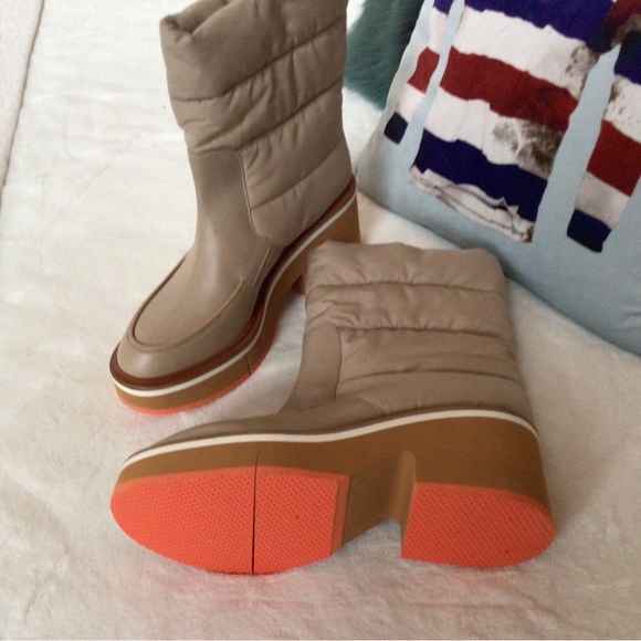 Robert Clergerie Ally Quilted Block Platform Boots, 39.5, - Picture 4 of 9